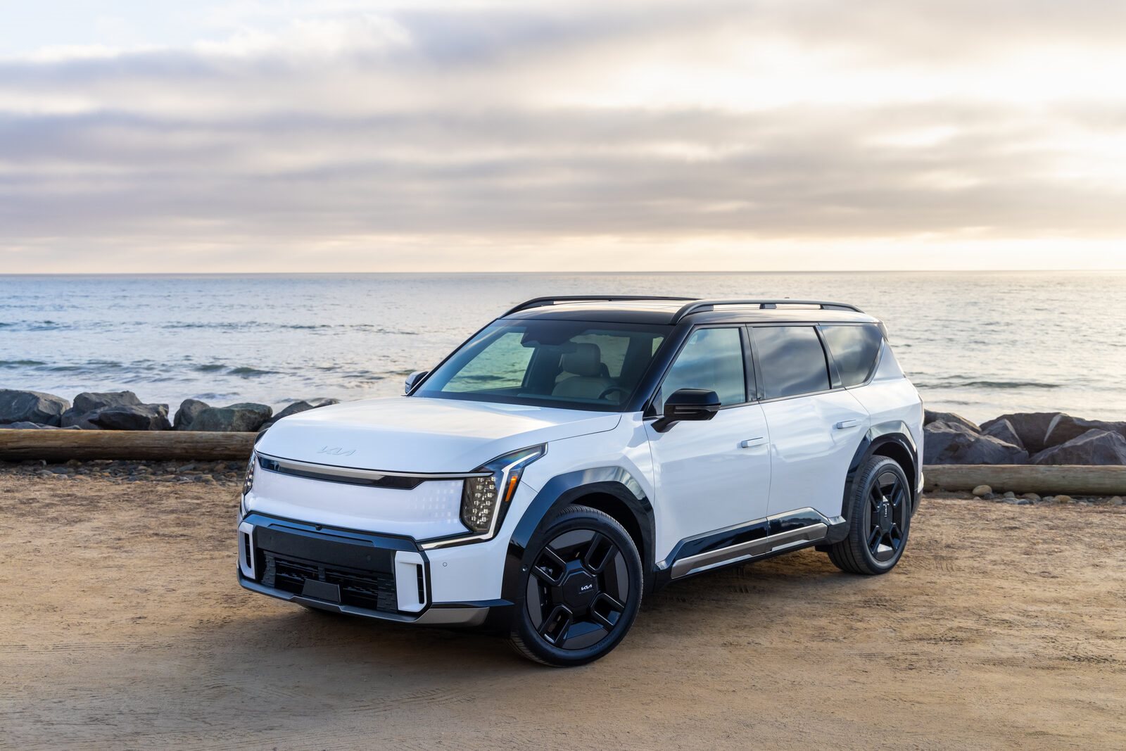 Award-winning 2026 Kia EV9 three-row electric SUV available at Emich Kia in Denver Colorado