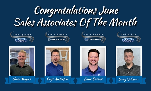 May Sales Associates of the Month