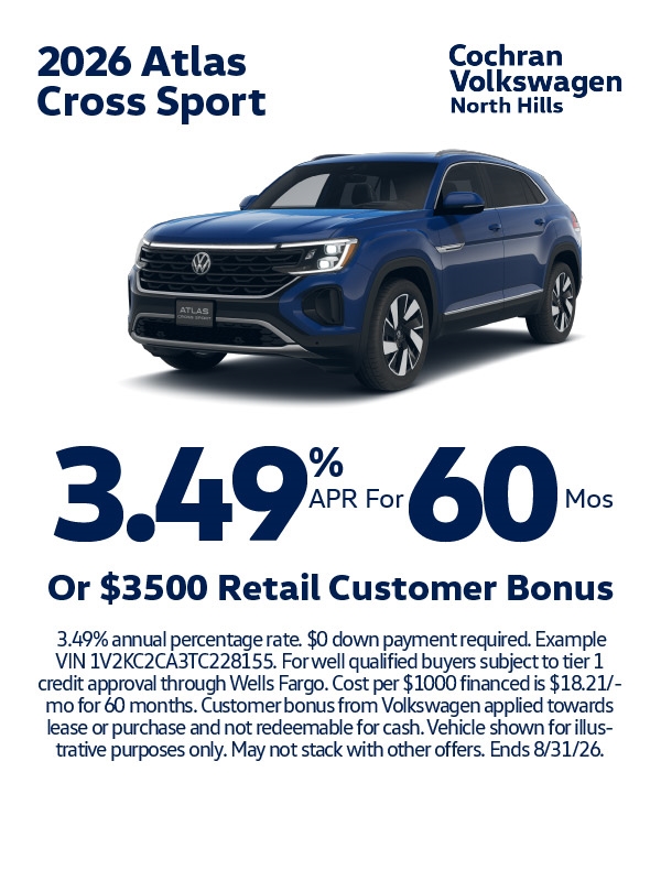 2026 Atlas Cross Sport