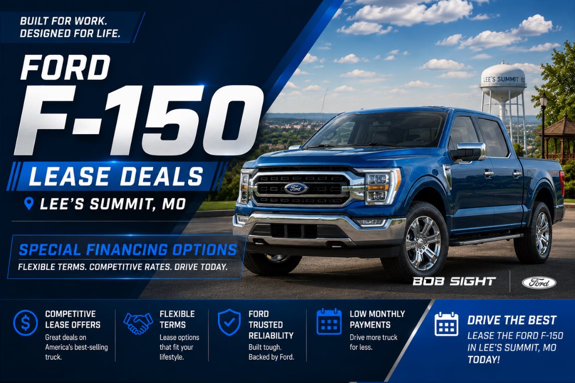 Ford F-150 lease deals in Lee's Summit, MO with special financing options
