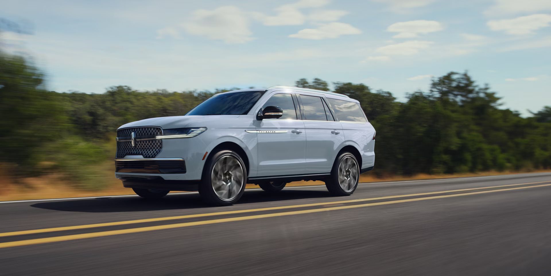 The upcoming 2027 Lincoln Navigator luxury SUV showcasing its refined exterior styling