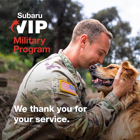 Subaru VIP Military Program: $500 off a new Subaru for military, veterans, and their families at Mark Miller Subaru