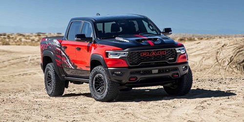 Ram 1500 Truck Parked in Sand Pits