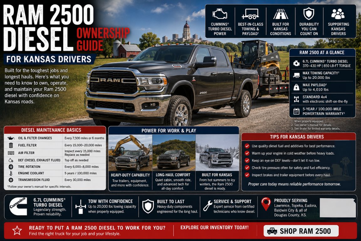 Ram 2500 Diesel Ownership Guide for Kansas Drivers at Bob Sight CDJR