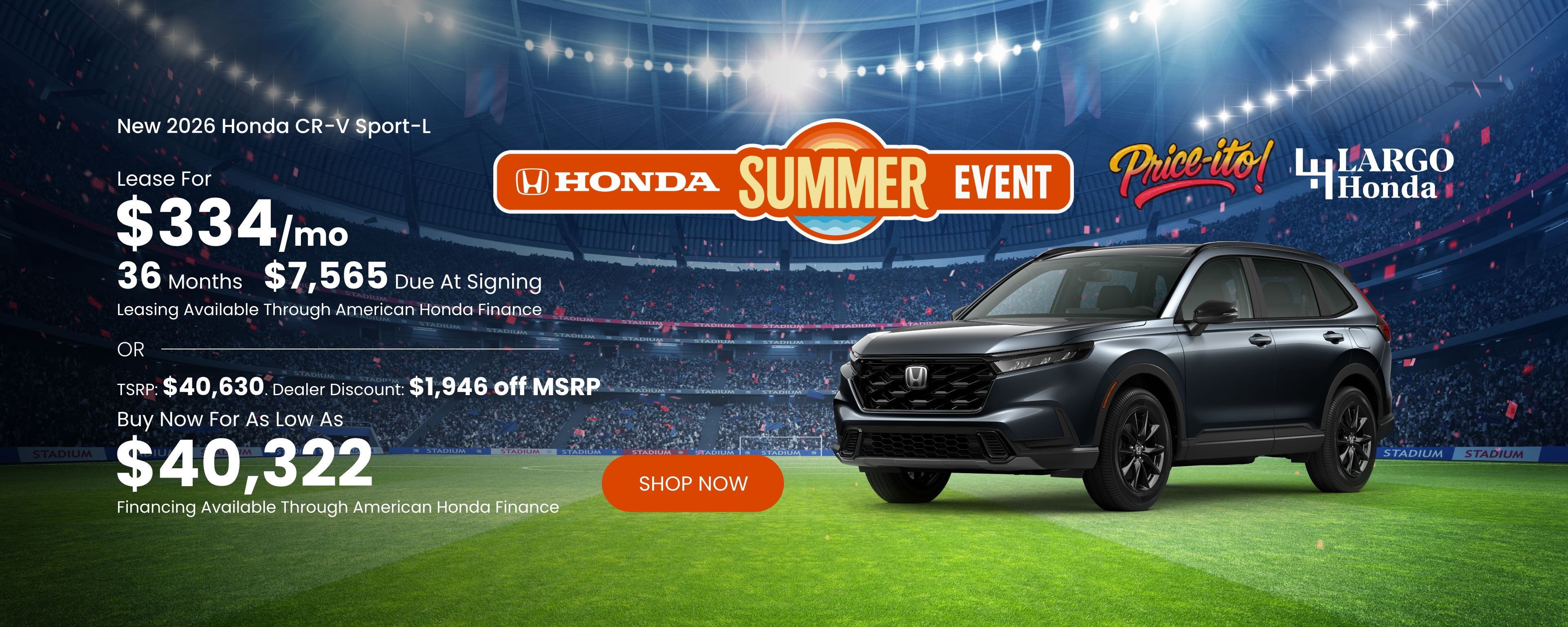 Lease a New 2026 Honda CR-V Sport-L