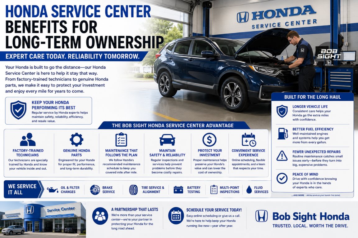 Honda Service Center Benefits for Long-Term Ownership