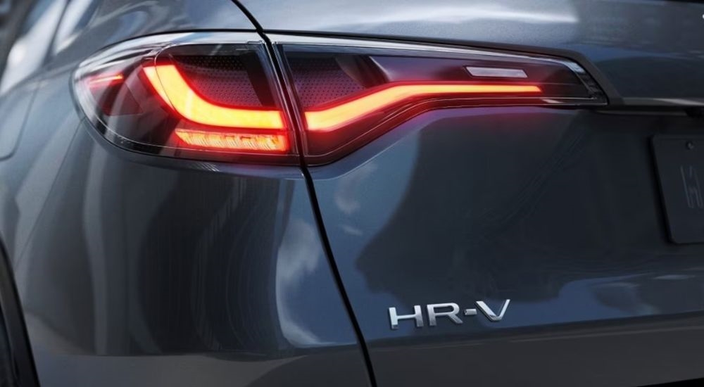 Grey 2027 rear taillight on a Honda HR-V.