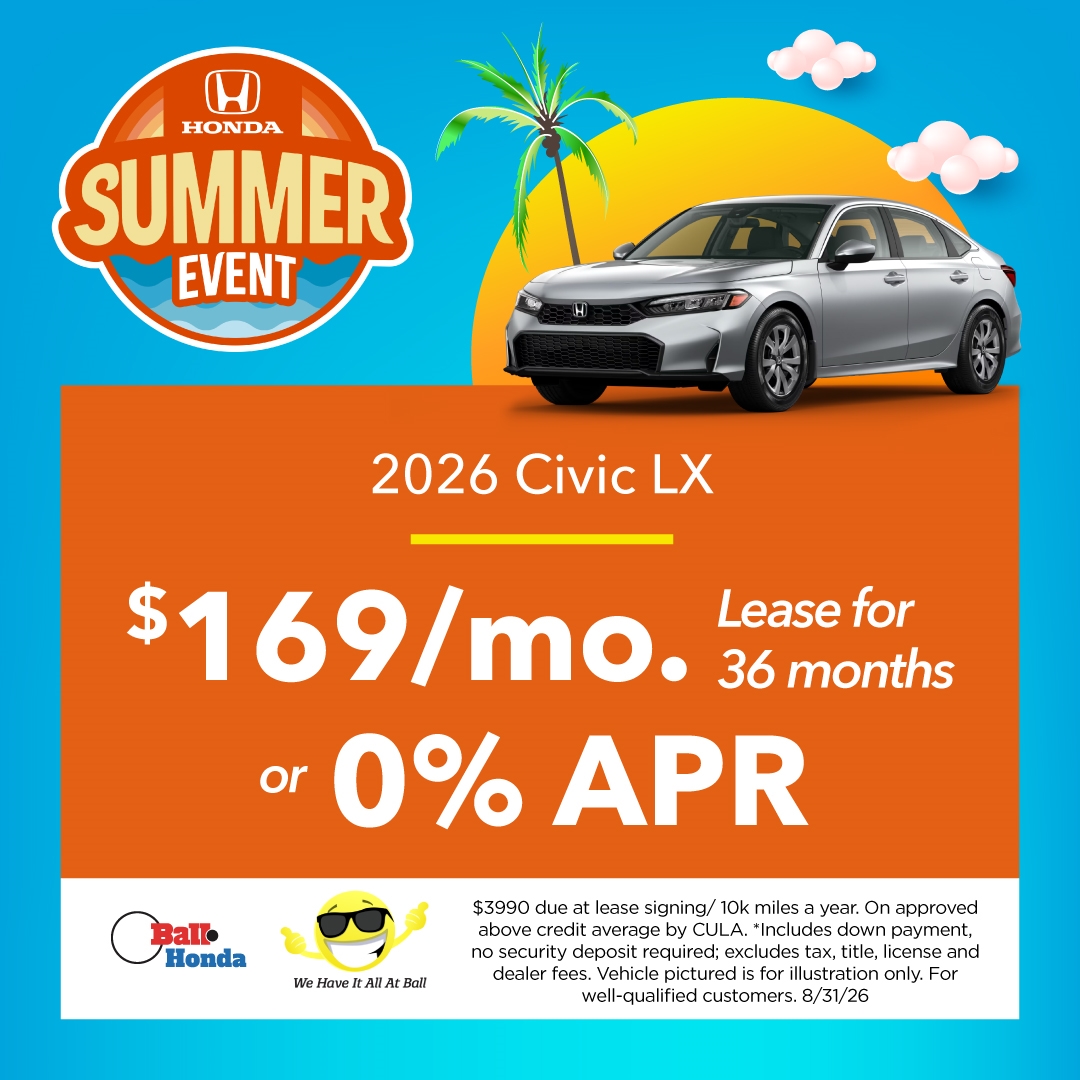 New 2026 Civic LX