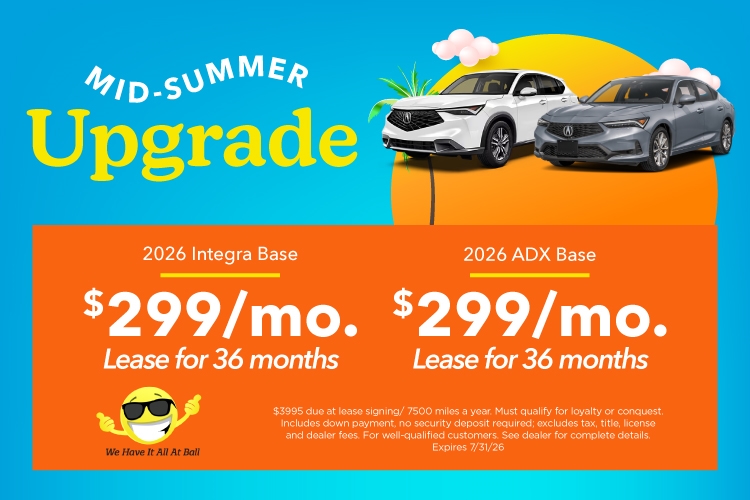 2026 RDX Base and 2026 MDX Base