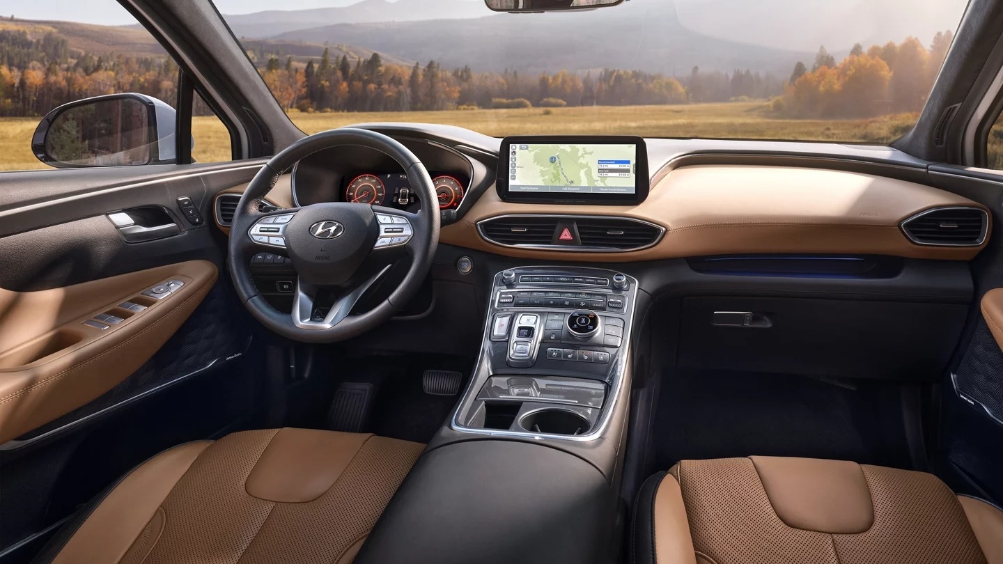 2023 hyundai santa fe interior