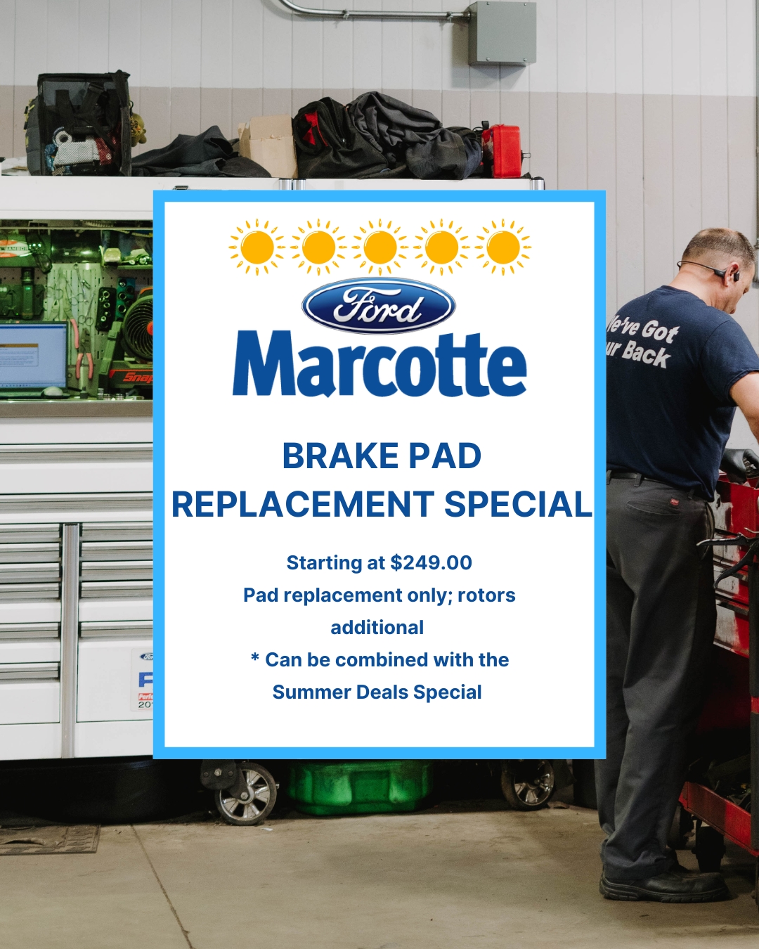 Brake Pad Replacement Special