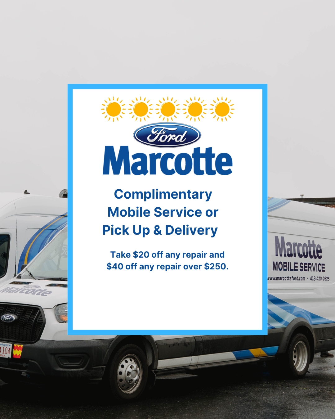 Complimentary Mobile Service