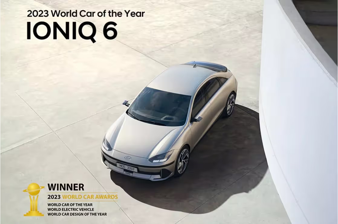ioniq 6 named world car of the year