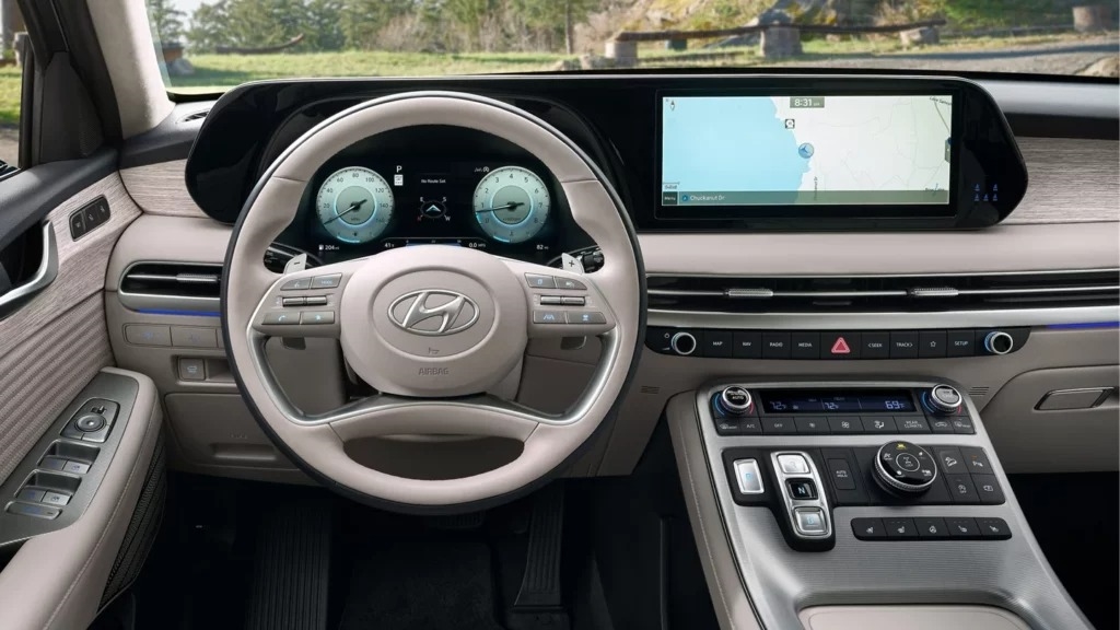 2024 Hyundai PALISADE 12.3-inch Touchscreen Navigation