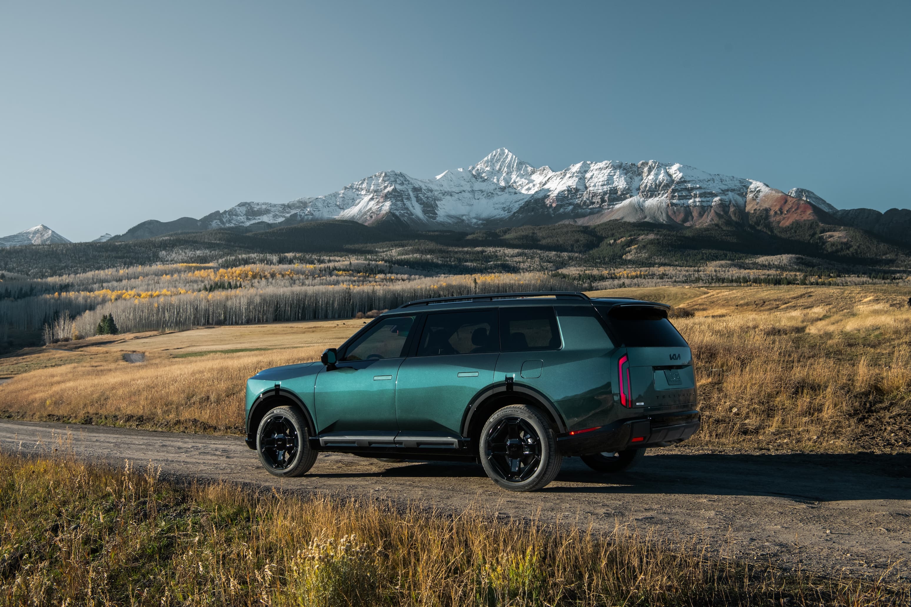 Kia Telluride and Kia EV9 three row SUVs for southern California families