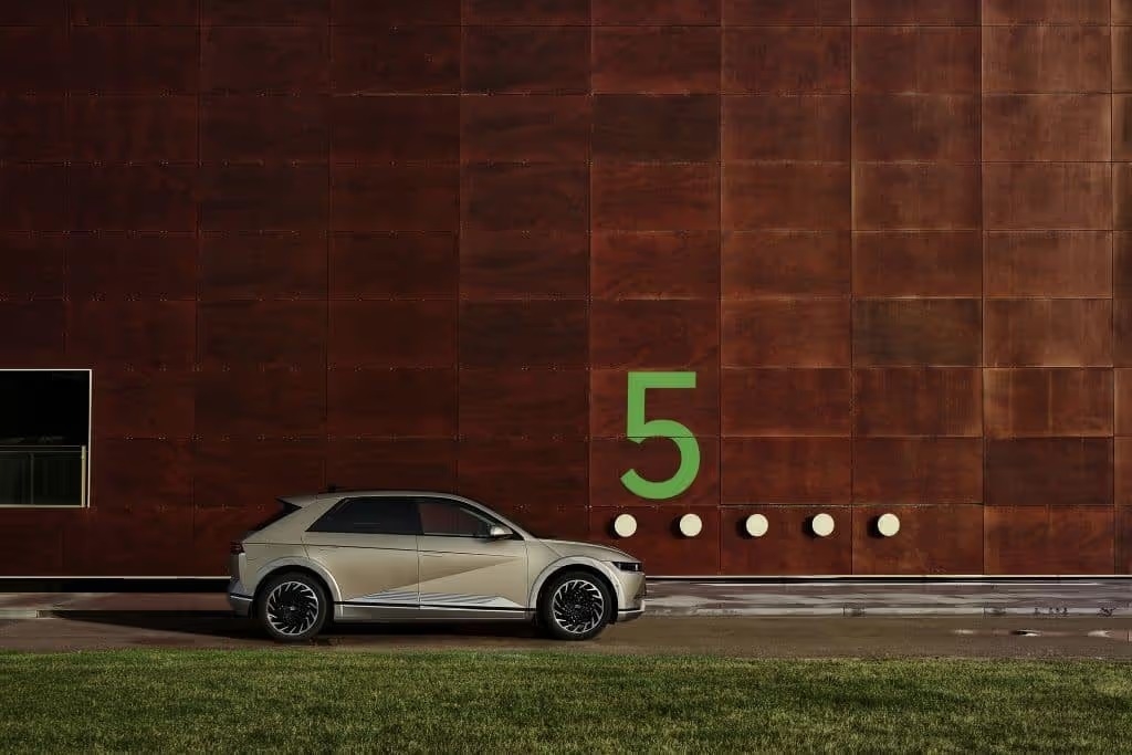 IONIQ 5 parked 