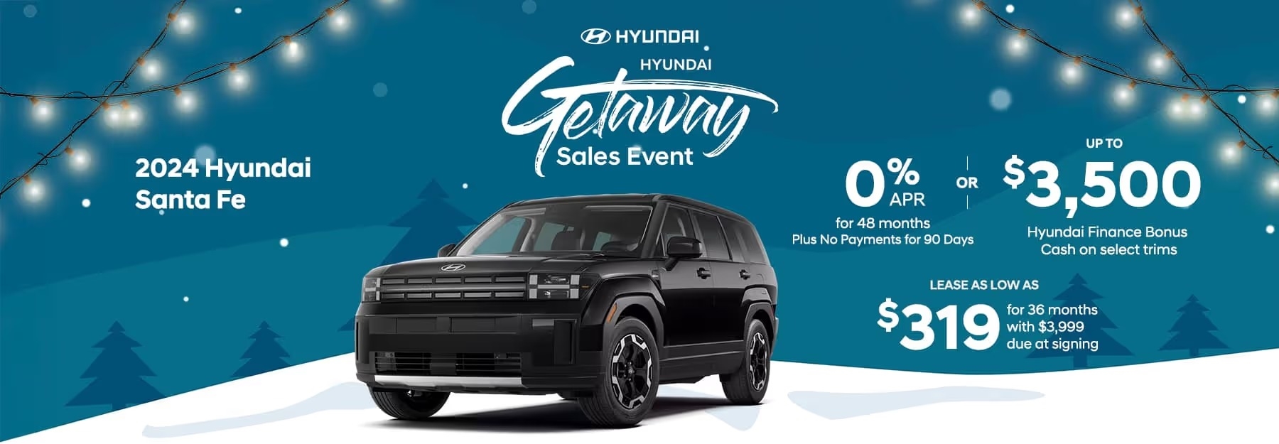 Hyundai Getaway Sales Event 2024: Exciting Offers on the 2024 Hyundai Santa Fe in Fairfax, VA
