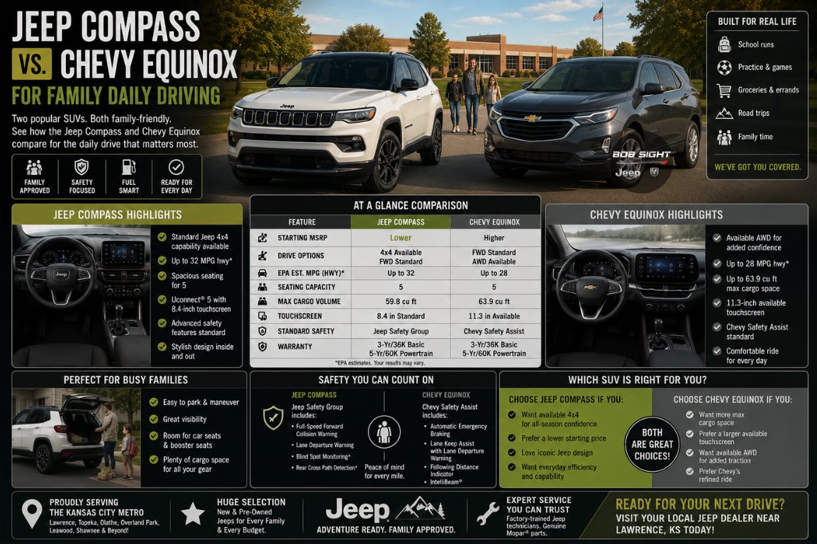 Jeep Compass vs Chevy Equinox: Best Family Crossover Comparison