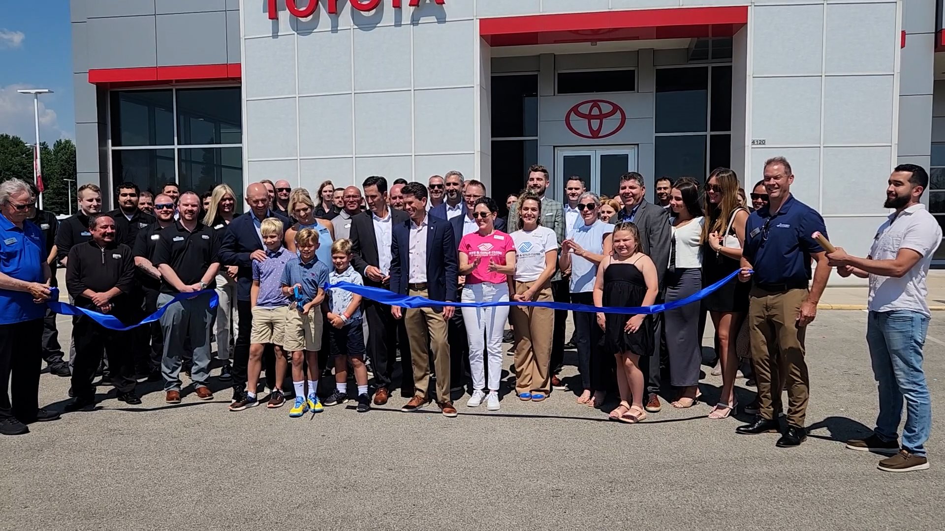 Dahl Toyota Sheboygan ribbon cutting celebration with the Boys & Girls Clubs of Sheboygan County, 2025