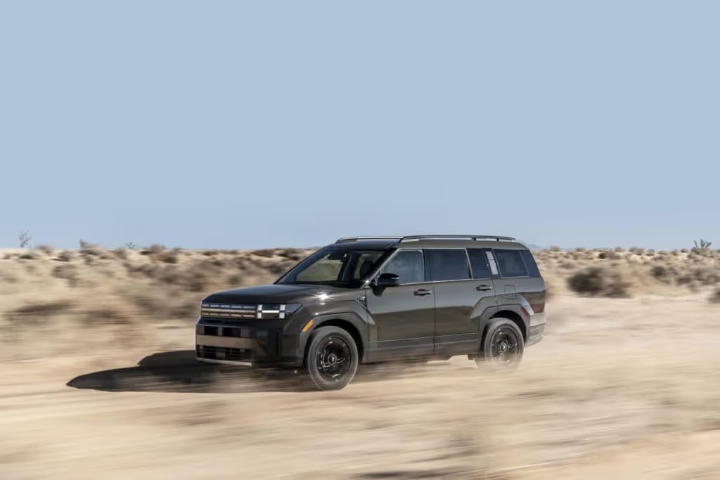 2024 Hyundai SANTA FE XRT off roading in the sand