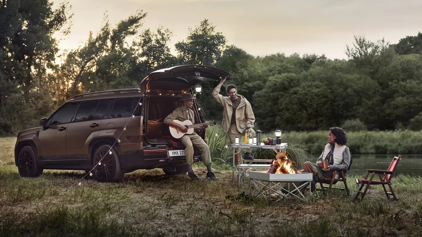 2024 Hyundai SANTA FE in the outdoors