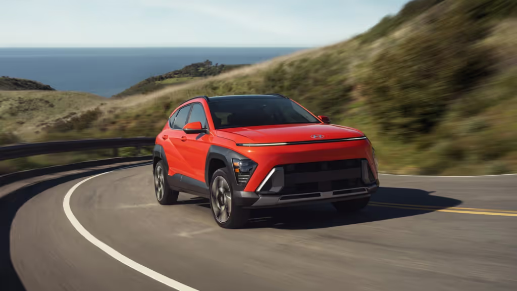 2024 KONA Limited Soultronic Orange Pearl Exterior