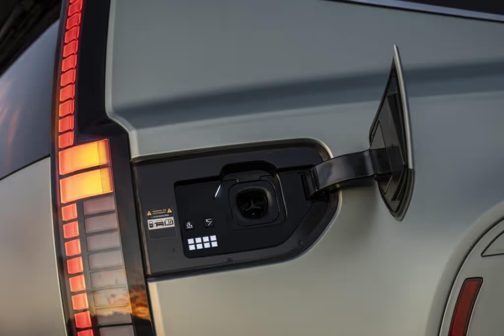 The charging port of the 2026 Hyundai IONIQ 9