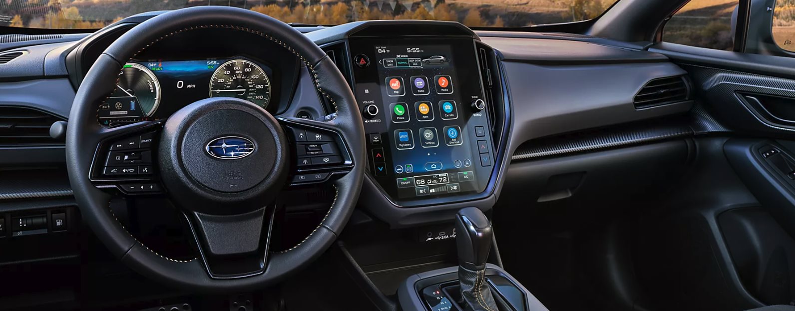 Interior of the 2026 Subaru Crosstrek Hybrid for sale in Prescott, AZ at Findlay Subaru Prescott
