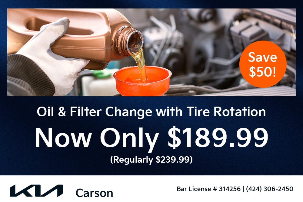 Oil Change with Tire Rotation