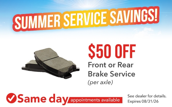 $50 off Brakes