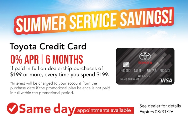 Toyota Credit Card