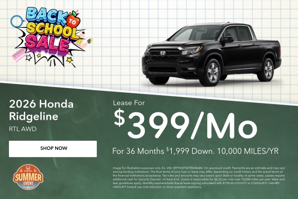 2026 Honda Ridgeline