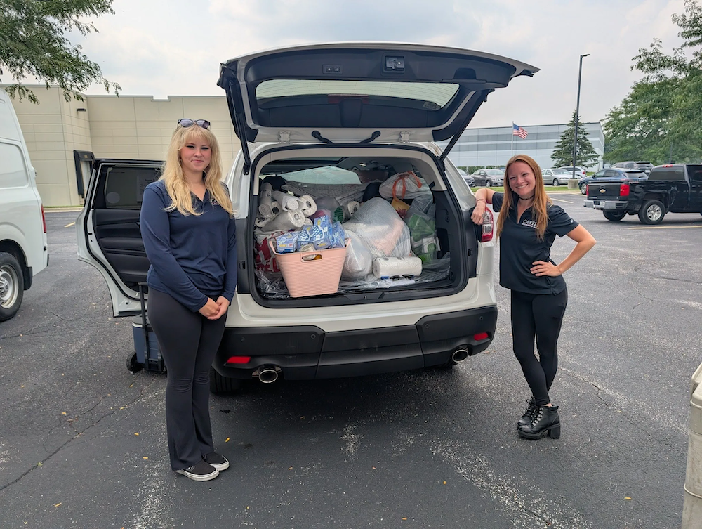 Castle Subaru McHenry Stuff the Subaru donation event supporting Home of the Sparrow