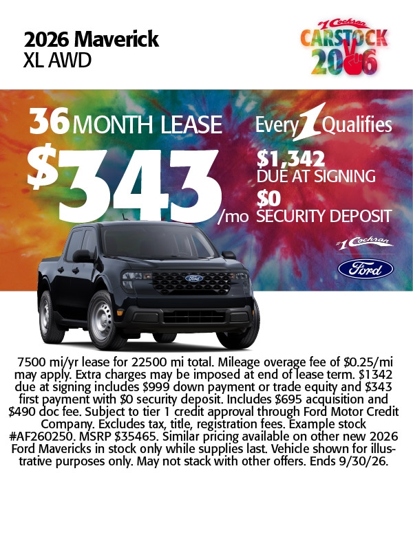 Ford Maverick Specials