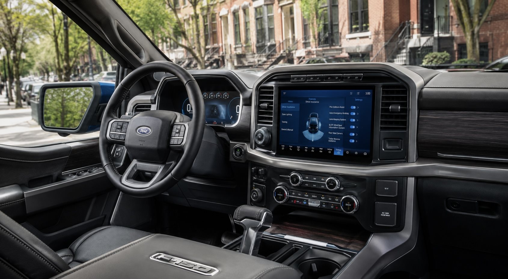 2026 Ford F-150 interior dashboard and touchscreen with Co-Pilot360 controls