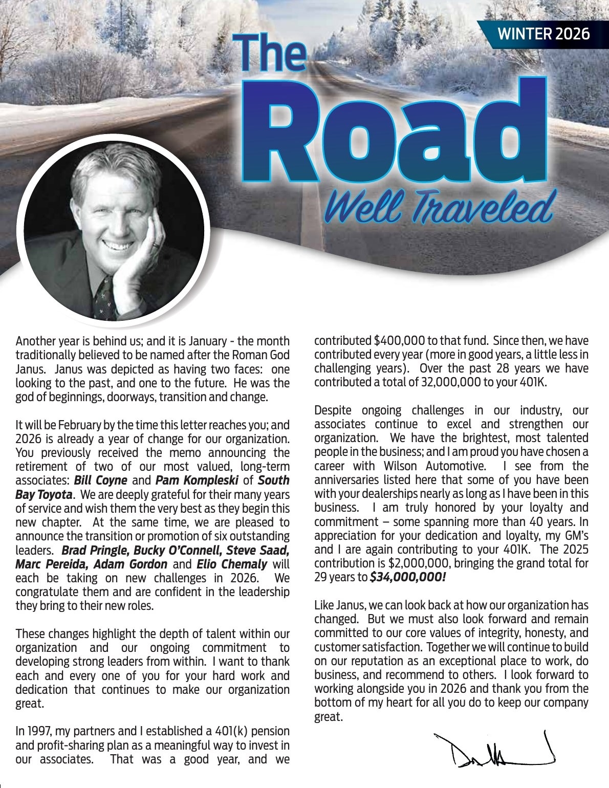 Winter 2026 Newsletter