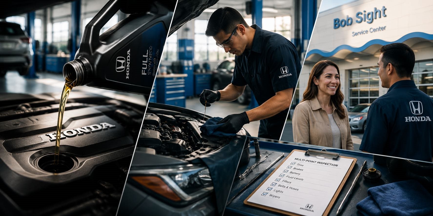 Schedule your Honda oil change service in Lawrence, Kansas at Bob Sight Honda