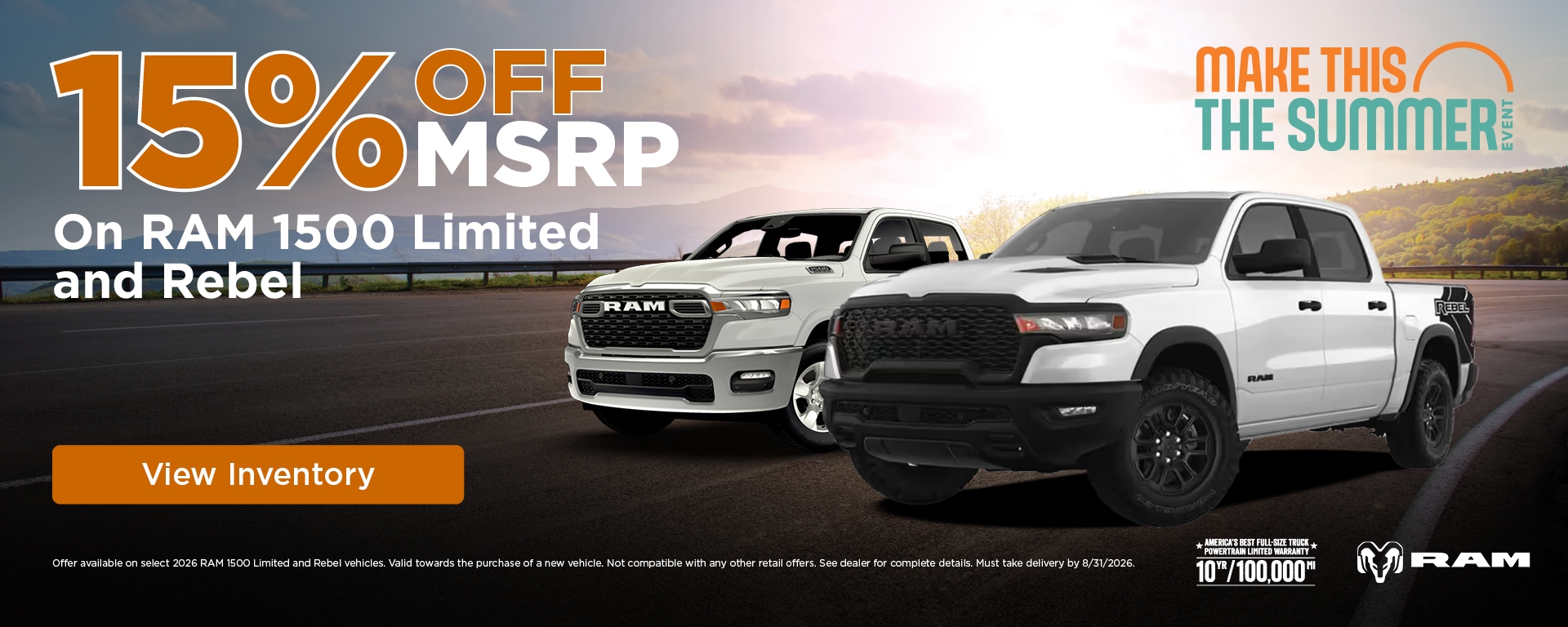 RAM 1500 Limited & Rebel