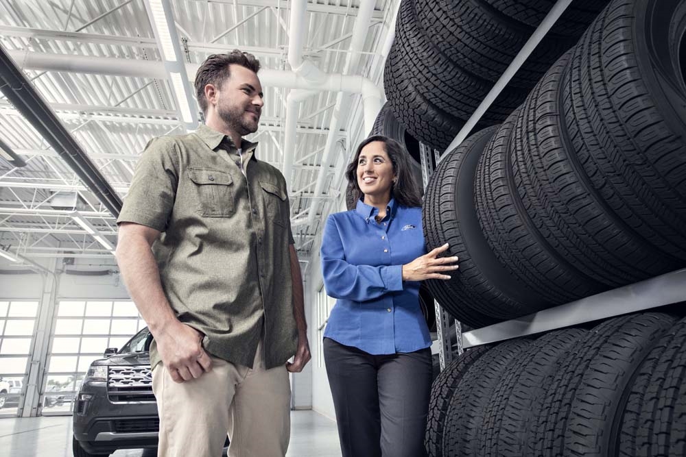 Low Price Tire Guarantee and tire rebates up to $125 at Murgado Ford of Chicago
