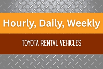 Toyota Rentals Available! 