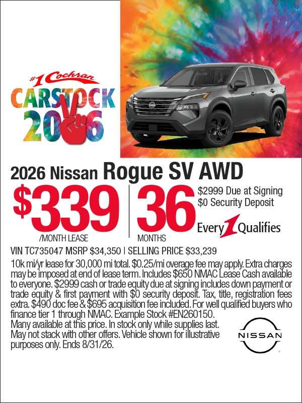 Nissan Rogue Specials