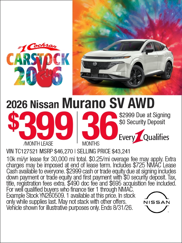 Nissan Murano Specials