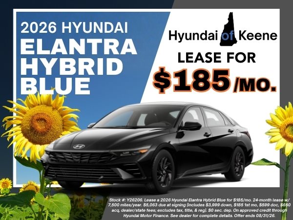 2026 Hyundai Elantra Hybrid Blue
