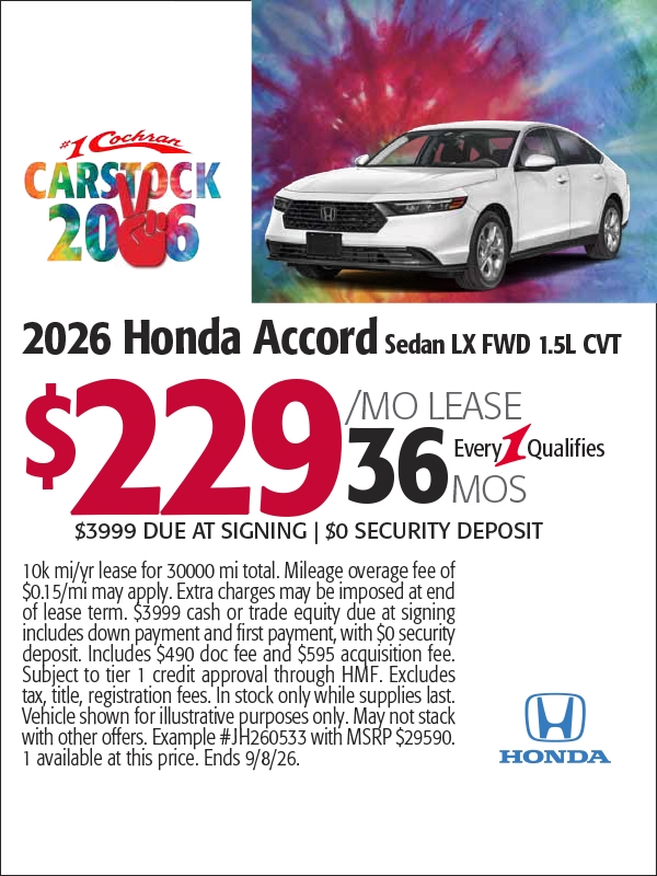 Honda Accord Specials