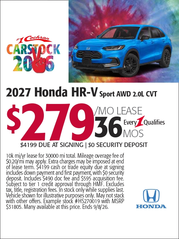 Honda Hr V Specials