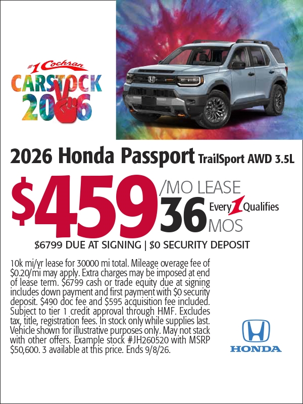 Honda Passport Specials