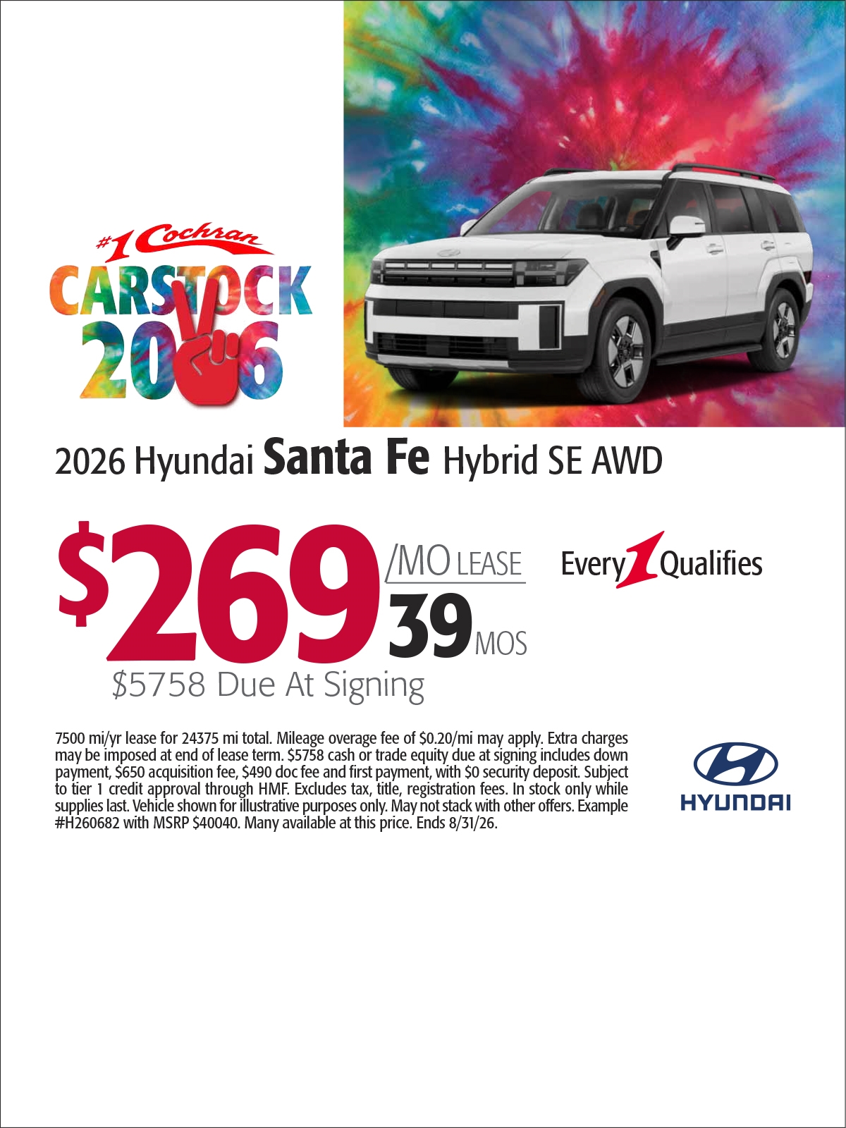 Hyundai Santa Fe Hybrid Specials