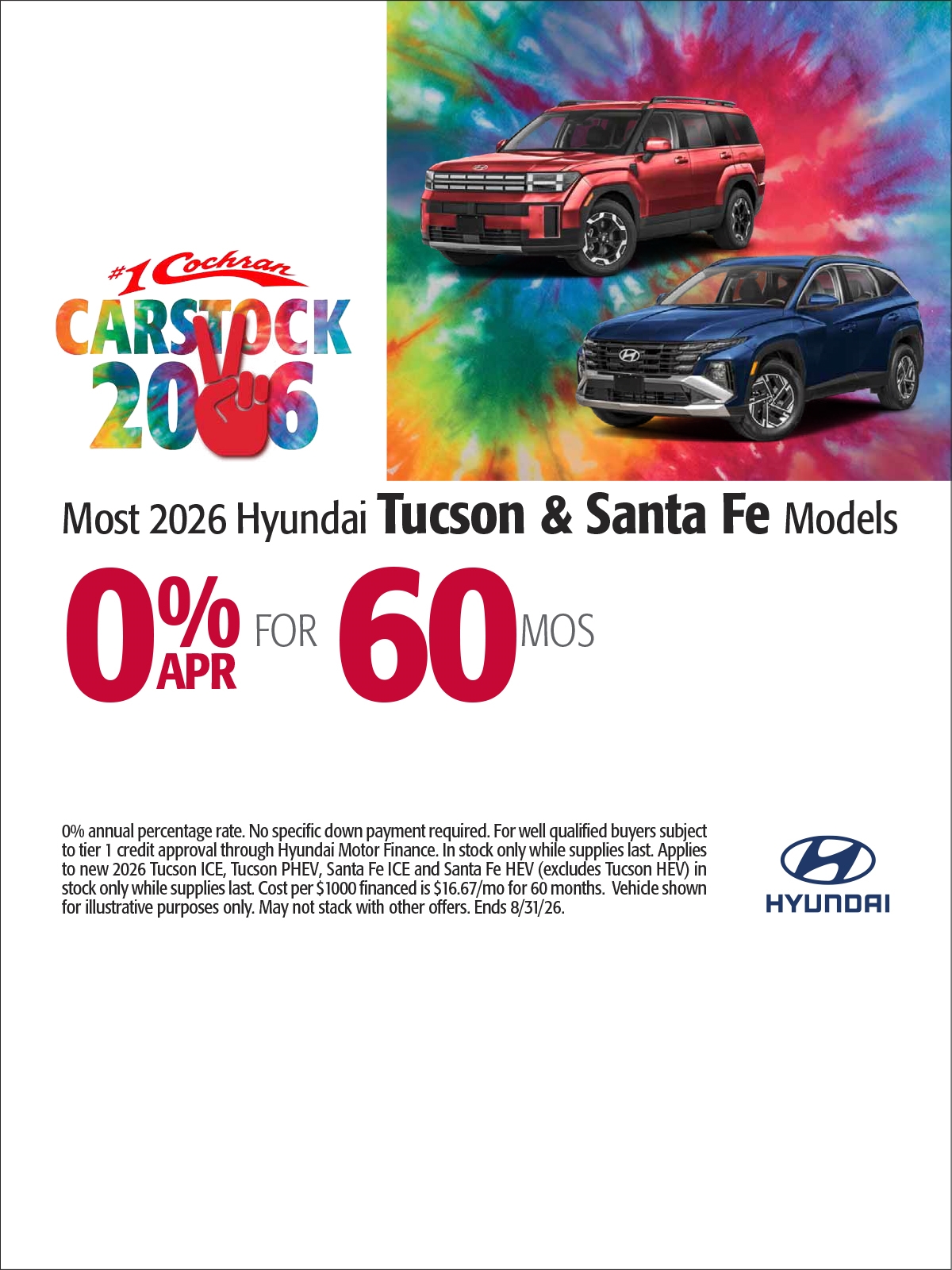 Hyundai Tucson and Santa Fe Specials