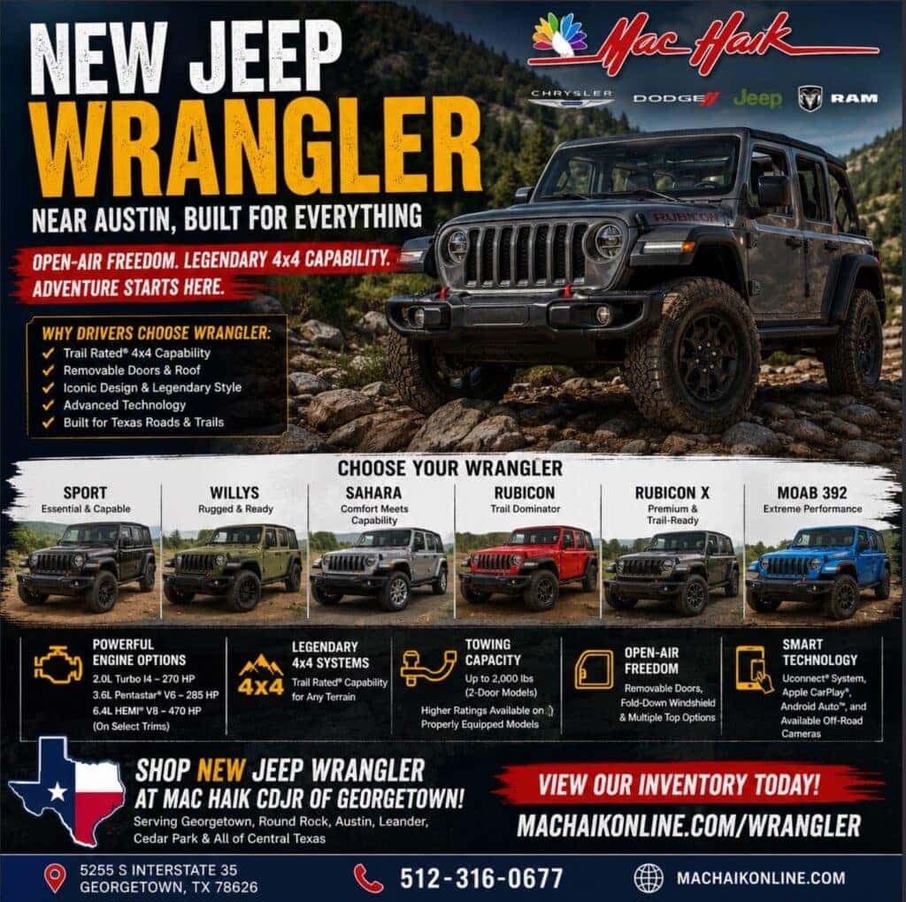 Mac Haik Chrysler Dodge Jeep Ram  Georgetown Georgetown TX