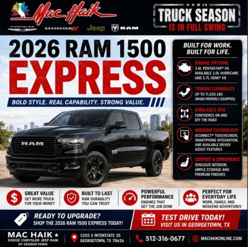 Mac Haik Chrysler Dodge Jeep Ram  Georgetown Georgetown TX